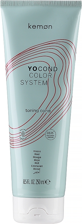 Tonująca odżywka do włosów Czerwień - Kemon Yo Cond Color System — Zdjęcie N1