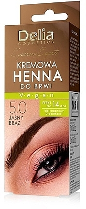 Henna do brwi - Delia Eyebrow Color Creamy Consistency — Zdjęcie N1