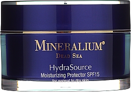 Nawilżający krem ochronny do cery normalnej i suchej SPF15 - Mineralium Dead Sea Hydra Source Moisturizing Protector — фото N1
