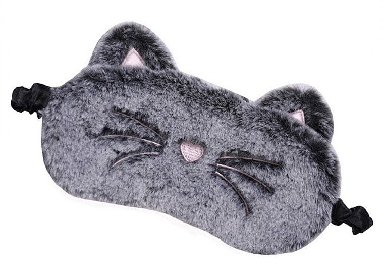 Maska do spania w kształcie szarego kota - Ecarla — Zdjęcie N1