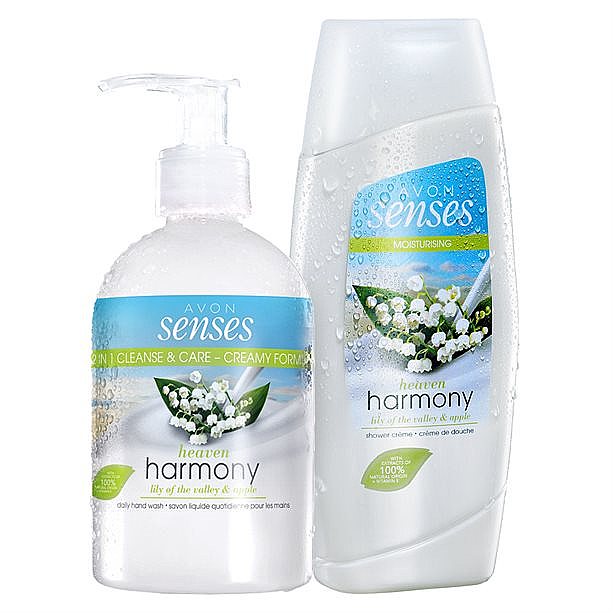 Zestaw do kąpieli Harmonia uczuć - Avon Senses Harmony (sh/gel/250ml + soap/250/ml) — Zdjęcie N1