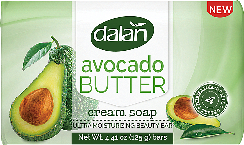 Ultranawilżające mydło w kostce Awokado - Dalan Avocado Butter Cream Soap