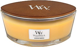 Świeca zapachowa w szkle - WoodWick Hearthwick Flame Ellipse Candle Seaside Mimosa — Zdjęcie N2