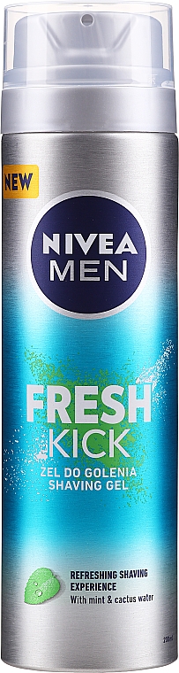 Żel do golenia - Nivea For Men Fresh Kick Shaving Gel — Zdjęcie N5