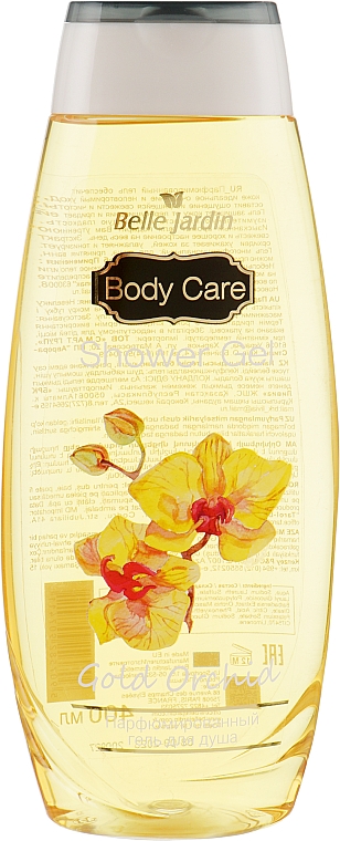 Perfumowany żel pod prysznic z ekstraktem z orchidei	 - Belle Jardin Gold Orchid Shower Gel — Zdjęcie N1