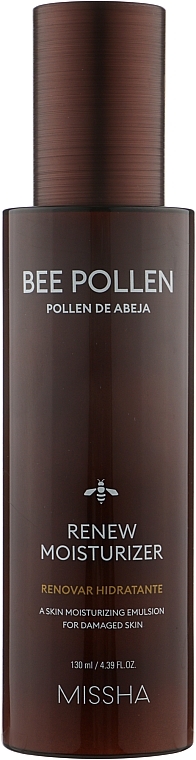 Zestaw - Missha Bee Pollen Renew Skincare Set (ton/150ml + emulsion/130ml + mini/ton/30ml + mini/emulsion/30ml) — Zdjęcie N4