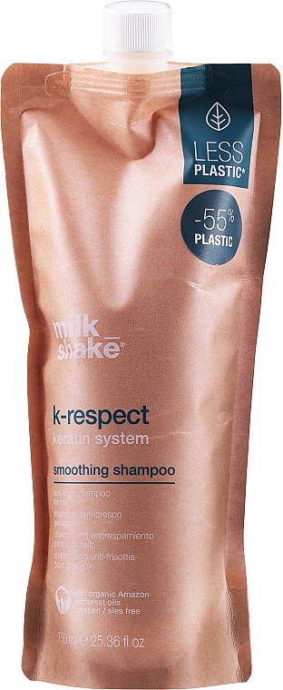 Szampon zapobiegający puszeniu się włosów - Milk Shake K-Respect Smoothing Shampoo  — Zdjęcie N3