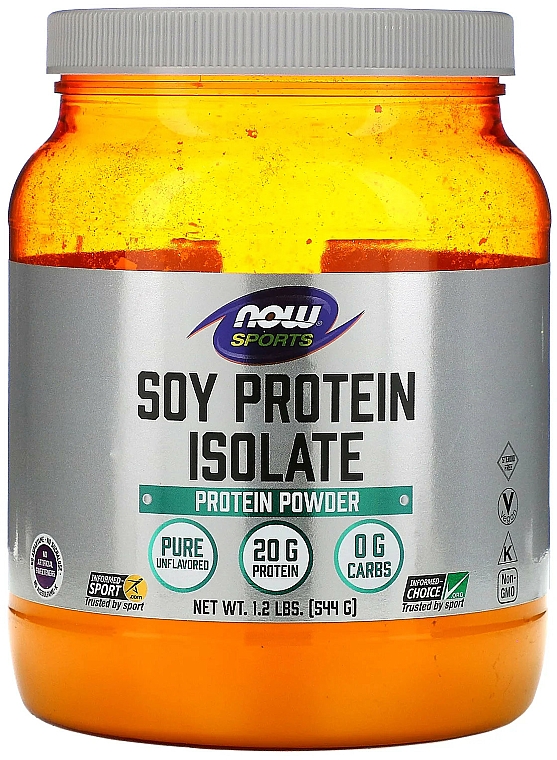Izolat białka sojowego - Now Foods Soy Protein Isolate Unflavored — Zdjęcie N2