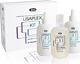 Kup Zestaw do odbudowy włosów - Lisap Lisaplex Intro Kit (h/fluid/475ml + 2xh/filler/475ml)