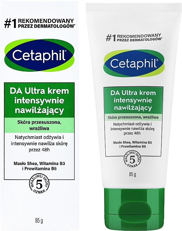 Ultra krem intensywnie nawilżający - Cetaphil DA Ultra Intensive Moisturising Cream — Zdjęcie N2