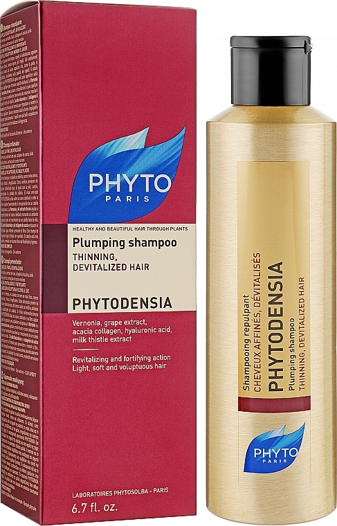 Przeciwstarzeniowy szampon do włosów - Phyto Phytodensia Shampooing Repulpant — Zdjęcie N2