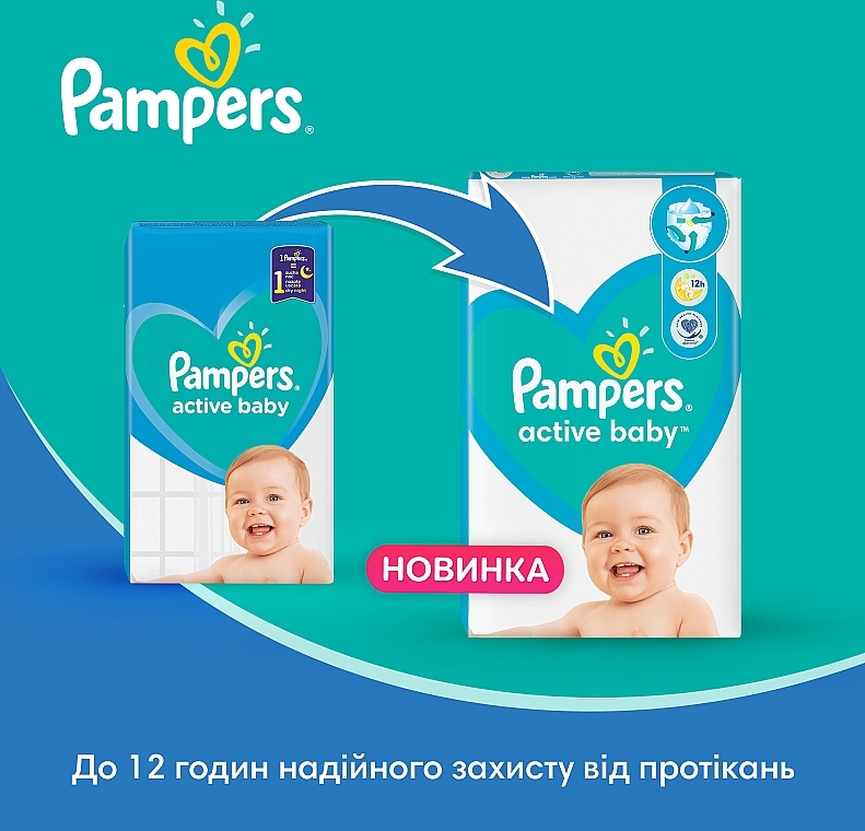 Pampers active discount baby 4 174