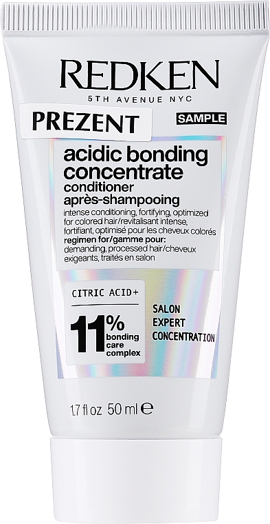 PREZENT! Odżywka do intensywnej pielęgnacji włosów zniszczonych chemicznie - Redken Acidic Bonding Concentrate Conditioner (mini) — Zdjęcie N1