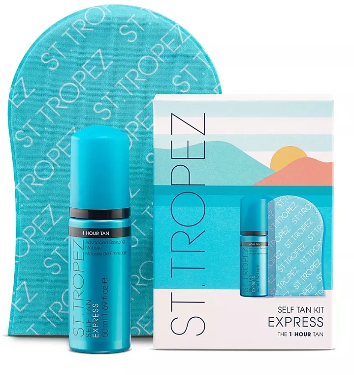 Zestaw - St.Tropez Self Tan Express (mousee/50ml + applicator) — Zdjęcie N1