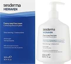 Głęboko oczyszczająca kremowa pianka do twarzy i ciała - SesDerma Laboratories Hidraven Foamy Soap Free Cream — Zdjęcie N2