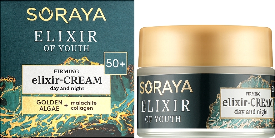 Ujędrniający krem-eliksir do twarzy na dzień i na noc - Soraya Youth Elixir Firming Cream-Elixir 50+ — Zdjęcie N2