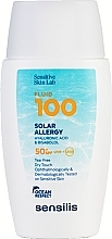 Fluid do twarzy z filtrem przeciwsłonecznym - Sensilis Fluid 100 Solar Allergy SPF50+ — Zdjęcie N1