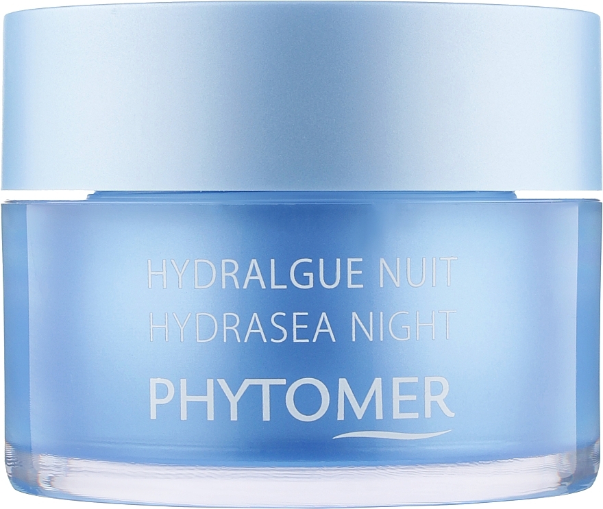 Nawilżający krem do twarzy na noc - Phytomer Hydrasea Night Plumping Rich cream — Zdjęcie N1