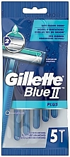 5-częściowy zestaw jednorazowych maszynek do golenia - Gillette Blue II — Zdjęcie N1