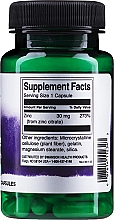 Suplement diety Cytrynian cynku, 30 mg, 60 szt. - Swanson Zinc Citrate — Zdjęcie N2