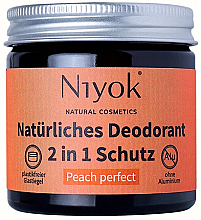 Kup Naturalny dezodorant kremowy Peach perfect - Niyok Natural Cosmetics