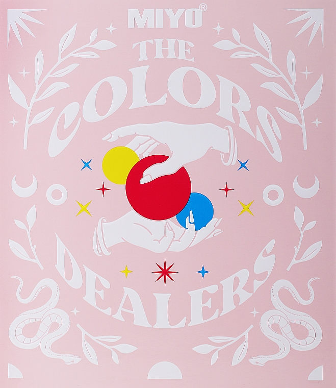 Paleta magnetyczna z lusterkiem, 18,8 x 16 x 1 cm - Miyo The Colors Dealers — Zdjęcie N1