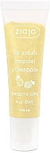 Peeling do ust Tropical Pineapple - Ziaja Lip Scrub Tropical Pineapple (tuba) — Zdjęcie N1