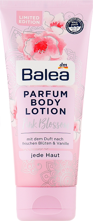 Balsam do ciała z różą - Balea Parfum Body Lotion Pink Blossom — Zdjęcie N1