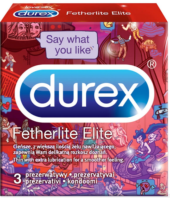 Prezerwatywy - Durex Fetherlite Elite — Zdjęcie N1