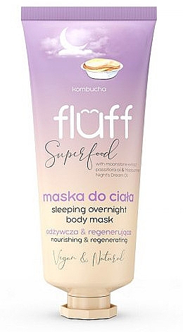 Maska do ciała - Fluff Superfood Kombucha Sleeping Overnight Body Mask — Zdjęcie N1