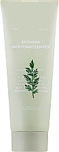Pianka do mycia twarzy z bylicą - Missha Artemisia Calming Pack Foam Cleanser — Zdjęcie N1