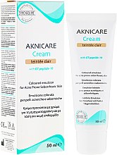Kup Krem przeciw trądzikowi i zaskórnikom - Synchroline Aknicare Cream Coloured Emulsion