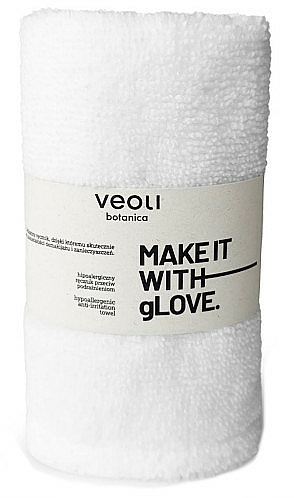 Hypoalergiczny ręcznik do twarzy - Veoli Botanica Make It With gLOVE — Zdjęcie N1