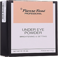 Puder do skóry wokół oczu - Pierre Rene Under Eye Powder — Zdjęcie N2