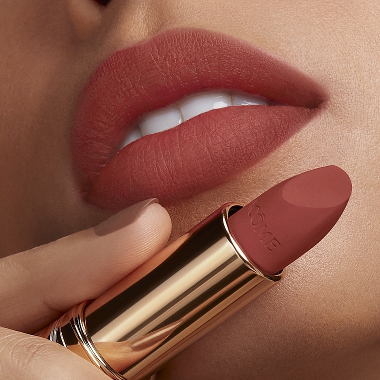Kremowa szminka do ust o matowym wykończeniu - Lancôme L’Absolu Rouge Intimatte Lipstick — Zdjęcie N3