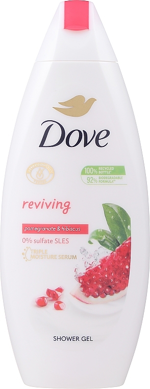 Kremowy żel pod prysznic - Dove Go Fresh Pomegranate Shower Gel