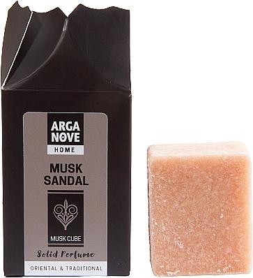 Kostka zapachowa do domu - Arganove Solid Perfume Cube Musk Sandal — Zdjęcie N2