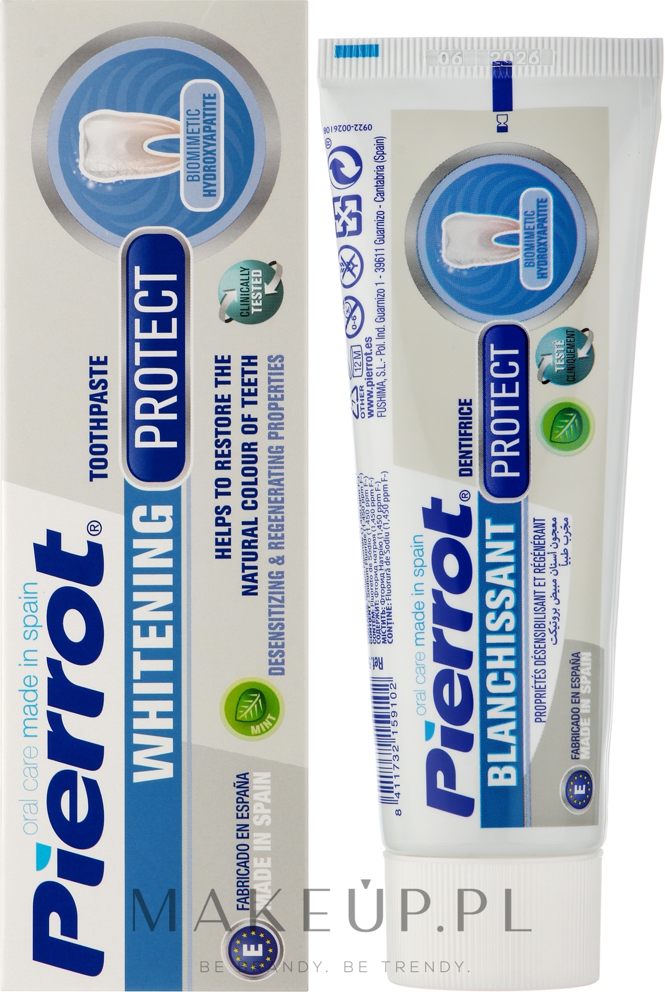 Wybielająca pasta do zębów - Pierrot Whitening Protect — Zdjęcie 75 ml