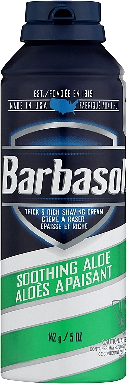 Pianka do golenia z aloesem do skóry suchej dla mężczyzn - Barbasol