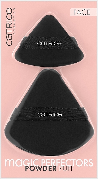 Trójkątne puszki do makijażu, 2 szt. - Catrice Magic Perfectors Powder Puff — Zdjęcie N2