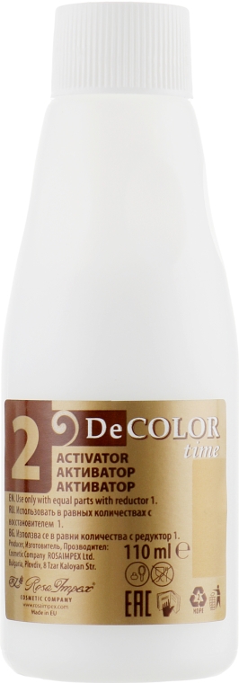 Zmywacz trwałej farby do włosów - Decolor Time System For Removing Permanent Hair Color — Zdjęcie N4