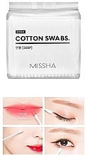 Waciki kosmetyczne, 300 szt. - Missha Cotton Swabs 300P — Zdjęcie N2