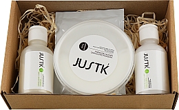 Kup Zestaw do nanoplastyki włosów - JustK (shmp/50ml + cond/50ml + keratin/50ml + mask/30ml)