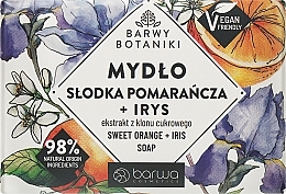 Mydło w kostce Słodka Pomarańcza i Irys - Barwa Barwy Botaniki — Zdjęcie N1