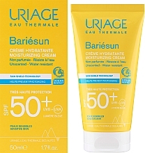 Bezzapachowy krem ​​nawilżający z filtrem przeciwsłonecznym - Uriage Bariesun Moisturuzing Cream Unscented SPF50+ — Zdjęcie N1