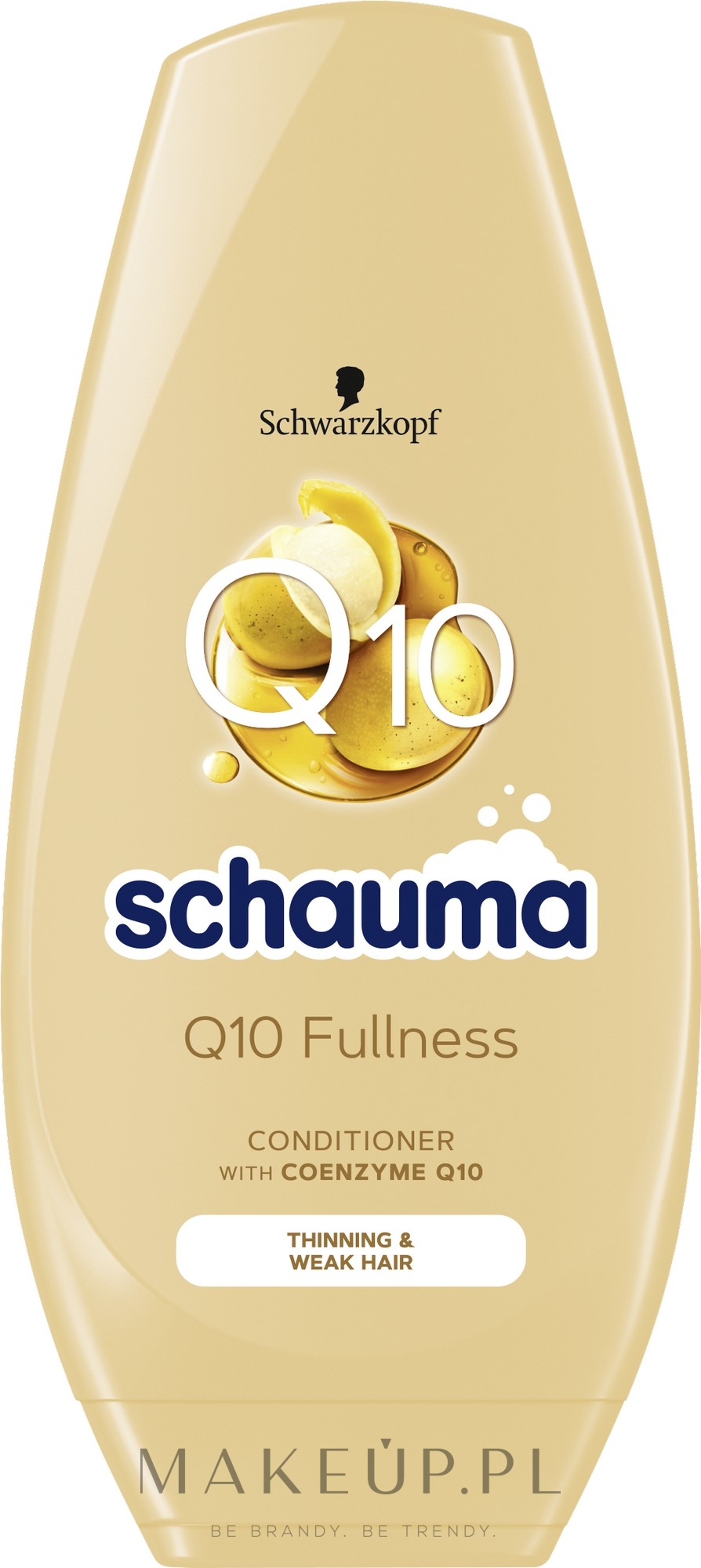 Odżywka do włosów cienkich i osłabionych odbudowująca - Schwarzkopf Schauma Q10 — Zdjęcie 250 ml