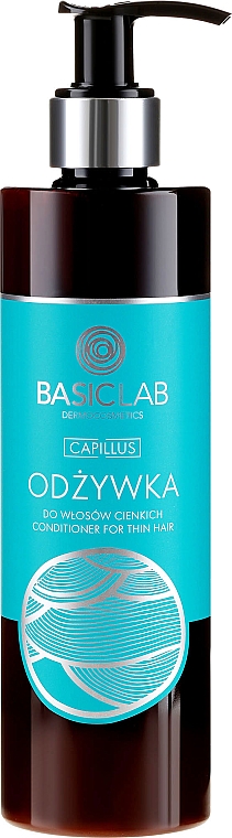 Odżywka do włosów cienkich - BasicLab Dermocosmetics Capillus — фото N2