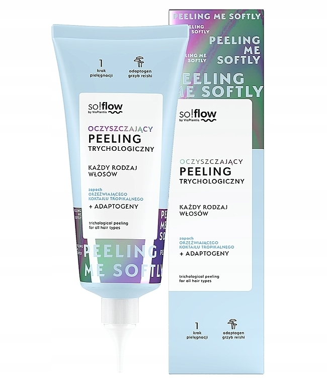 PRZECENA! Oczyszczający peeling trychologiczny do każdego rodzaju włosów - So!Flow by VisPlantis Trichological Peeling * — Zdjęcie N3