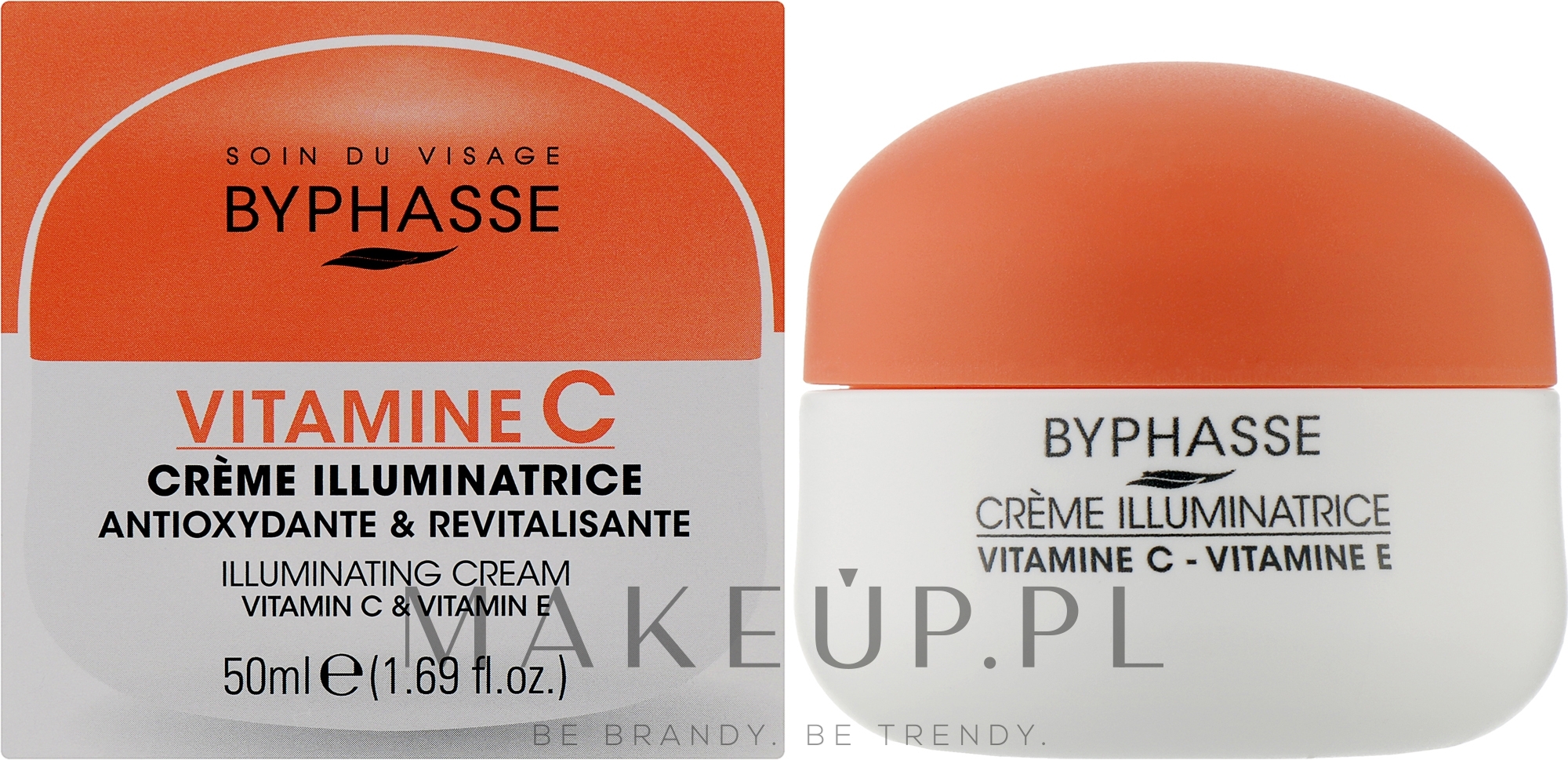 Krem do twarzy z witaminą C - Byphasse Vitamin C Illuminating Cream — Zdjęcie 50 ml