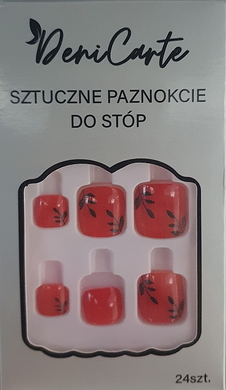 Tipsy do stóp, 24 sztuki - Deni Carte Nails 7219 — Zdjęcie N1